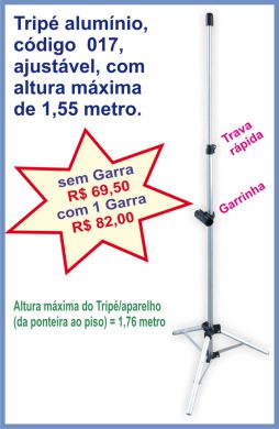 Porta-Banner Tripé código 017 - Perfeito para Banners com altura até 1,55 metro
