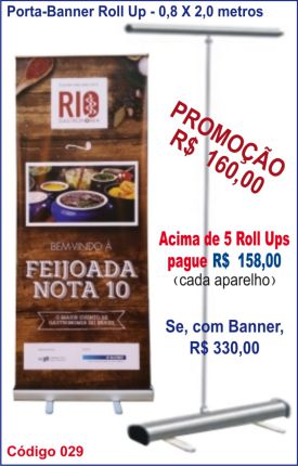 Porta-Banners Roll Ups - Clique na Imagem e Vá à Página